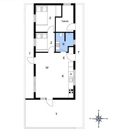 Casa de Férias Lk281-lokken-lonesvej-5 Løkken